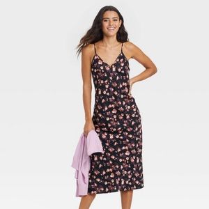 Floral slip dress
